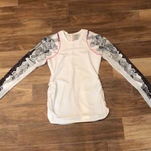 Long sleeve dryfit tennis shirt